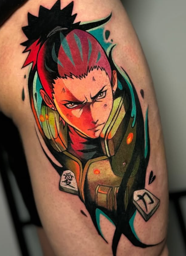 Anime Character Tattoo