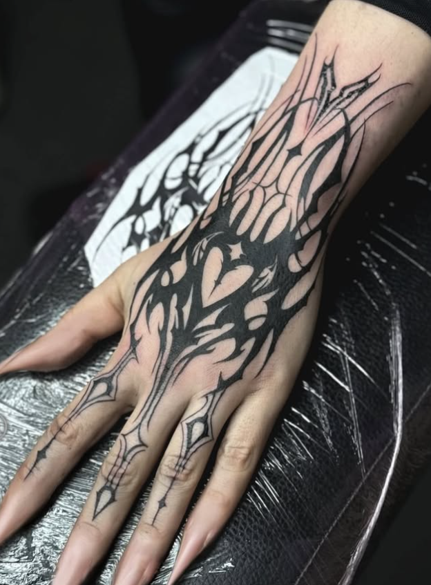 Hand Tribal Tattoo