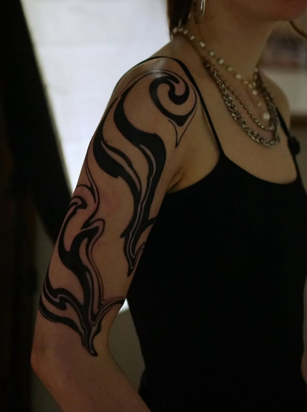 Tribal Sleeve Tattoo